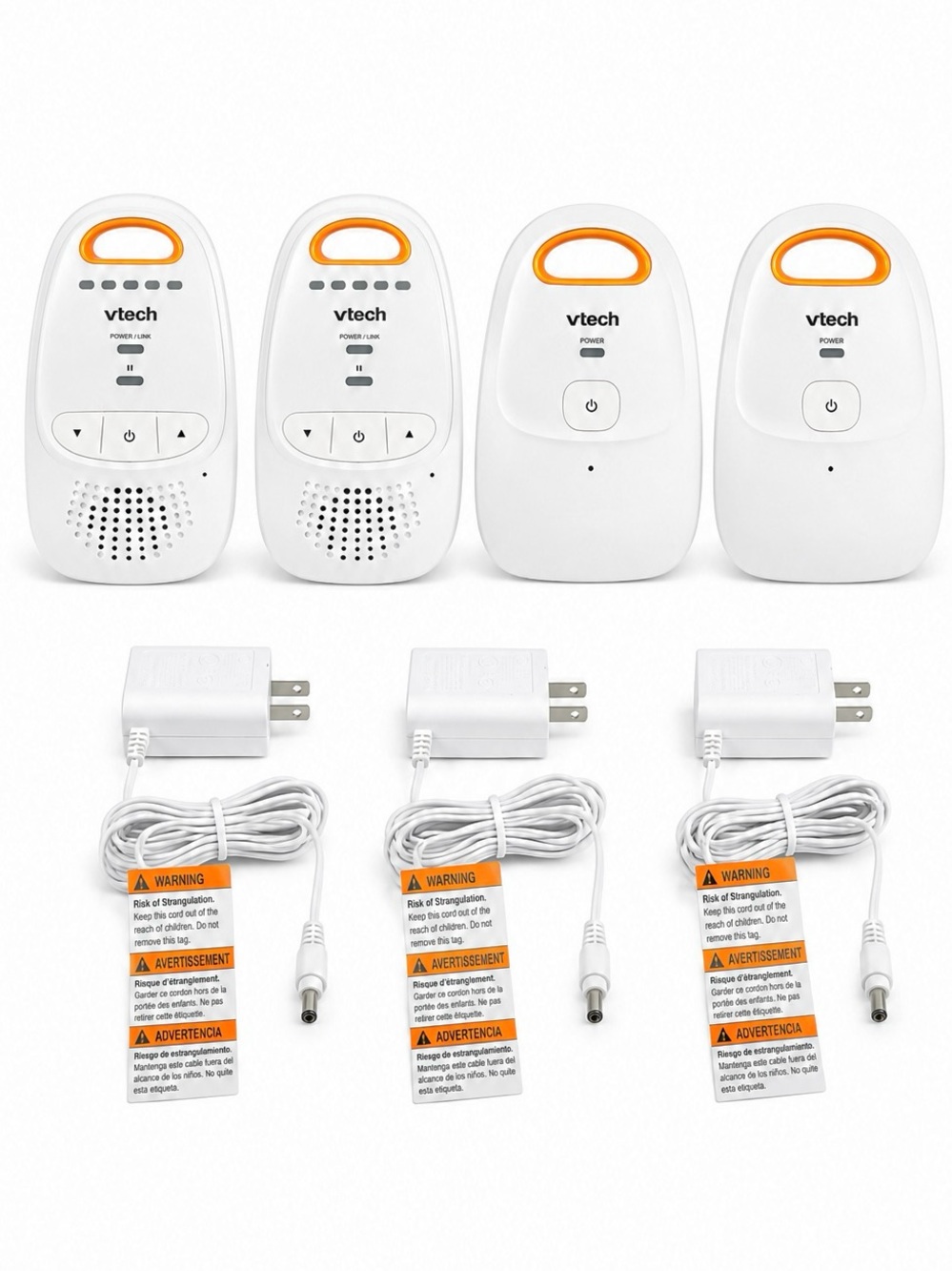 VTech DM111 Digital Audio Baby Monitor Bundle 2 Parent Units 2 Baby Units